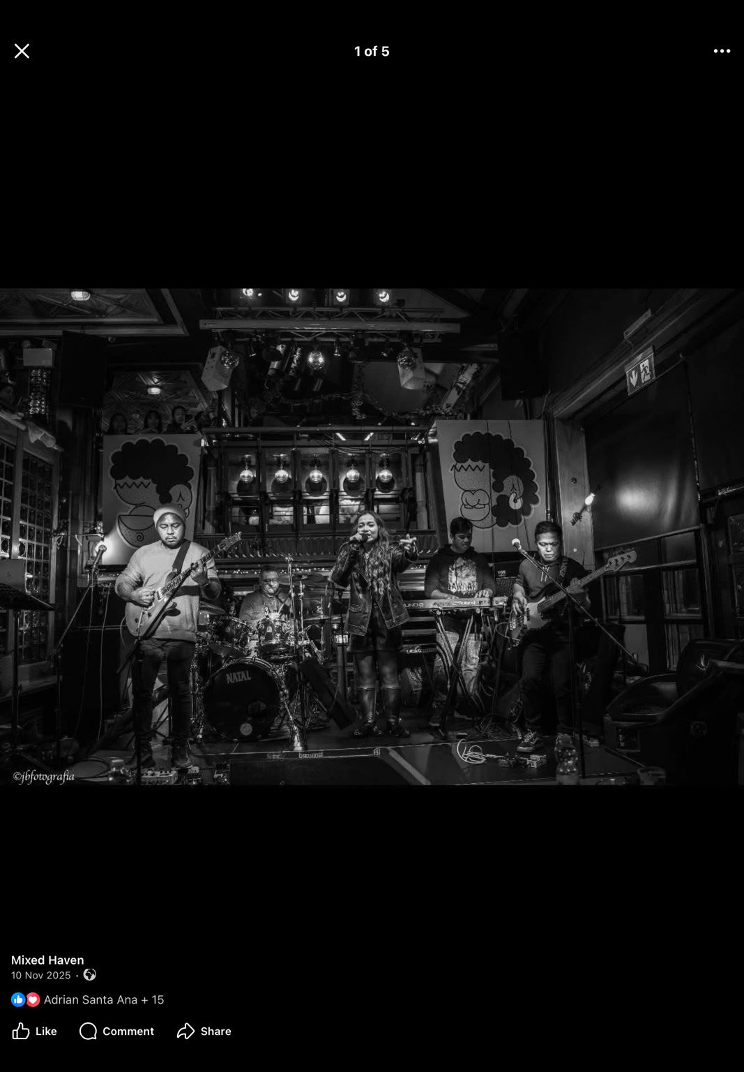 VOX by Peng performing with a full band